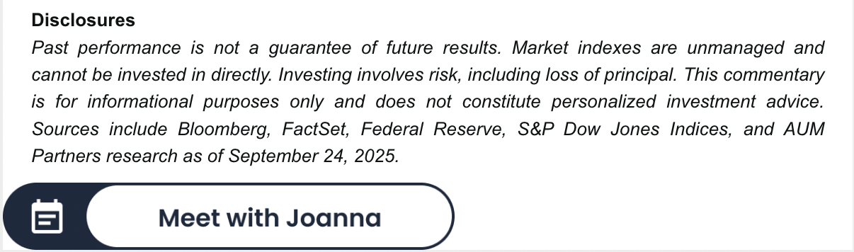 Newsletter footer - Disclosures and CTA